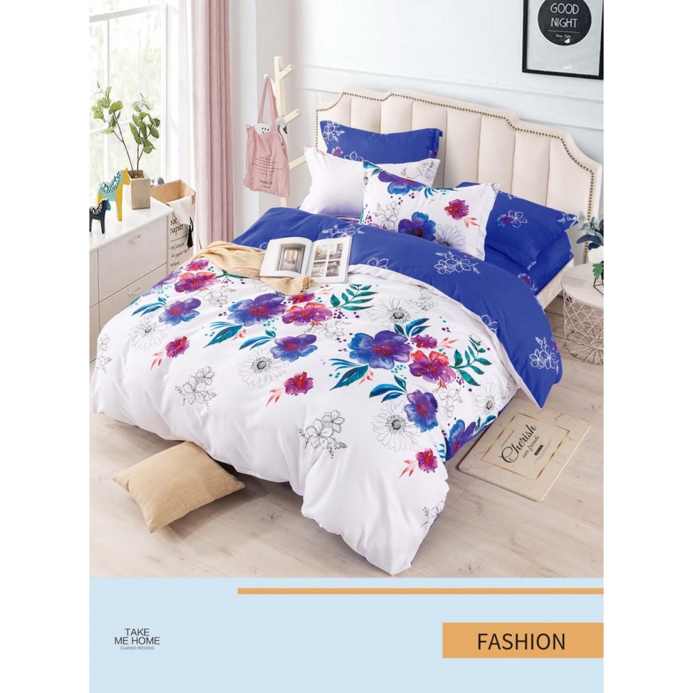 Set Lenjerie de Pat din Finet, 6 Piese, Pat 2 Persoane, SZ13 Lenjerii din finet 6 piese
