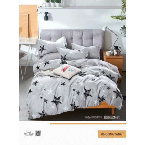 Set Lenjerie de Pat din Finet, 6 Piese, Pat 2 Persoane, SZ28