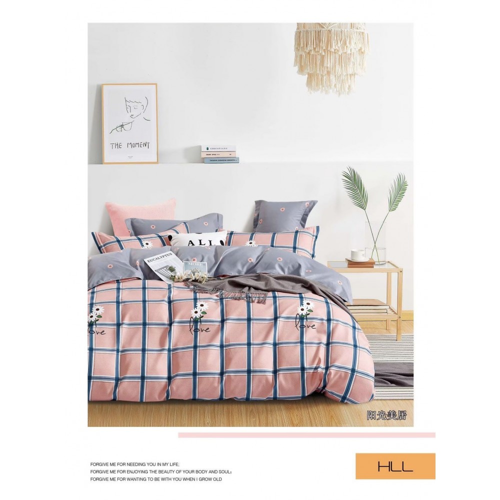 Set Lenjerie de Pat din Finet, 6 Piese, Pat 2 Persoane, SZ37 Lenjerii din finet 6 piese