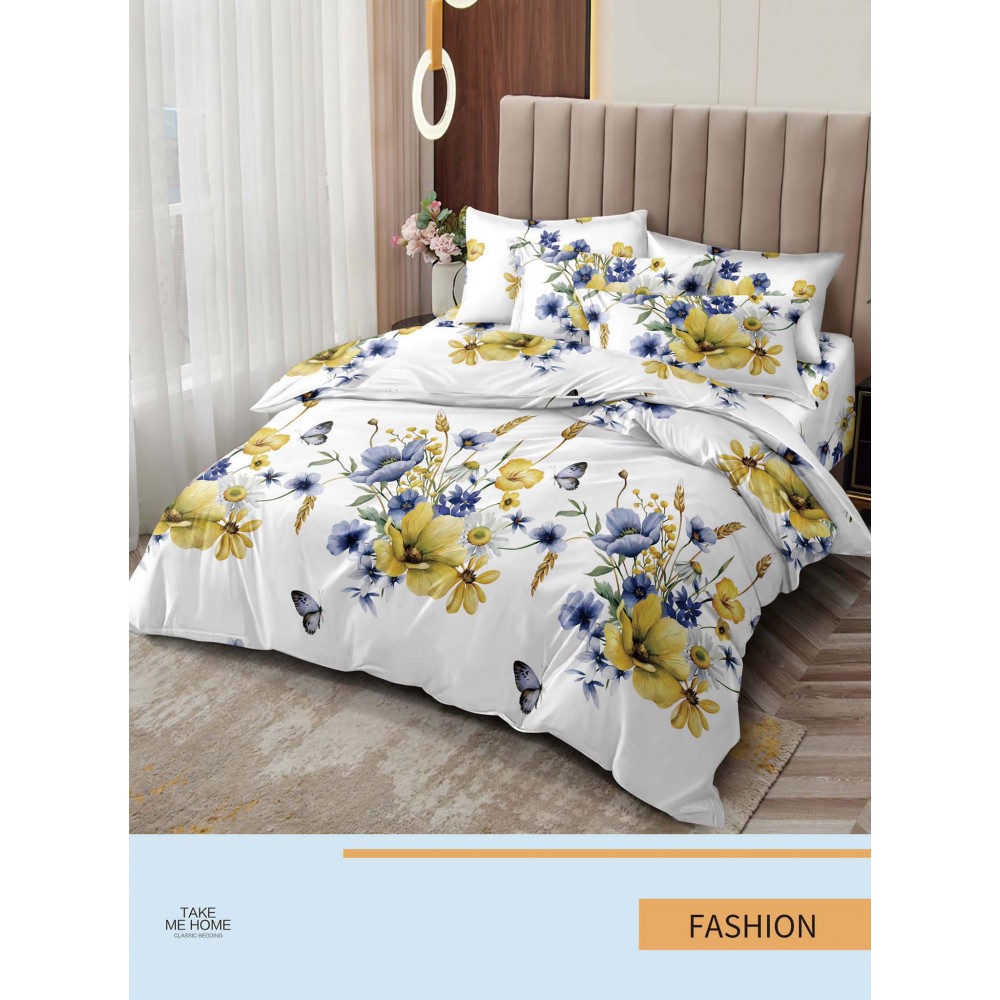 Set Lenjerie de Pat din Finet, 6 Piese, Pat 2 Persoane, SZ7 Lenjerii din finet 6 piese