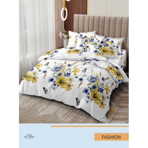 Set Lenjerie de Pat din Finet, 6 Piese, Pat 2 Persoane, SZ7