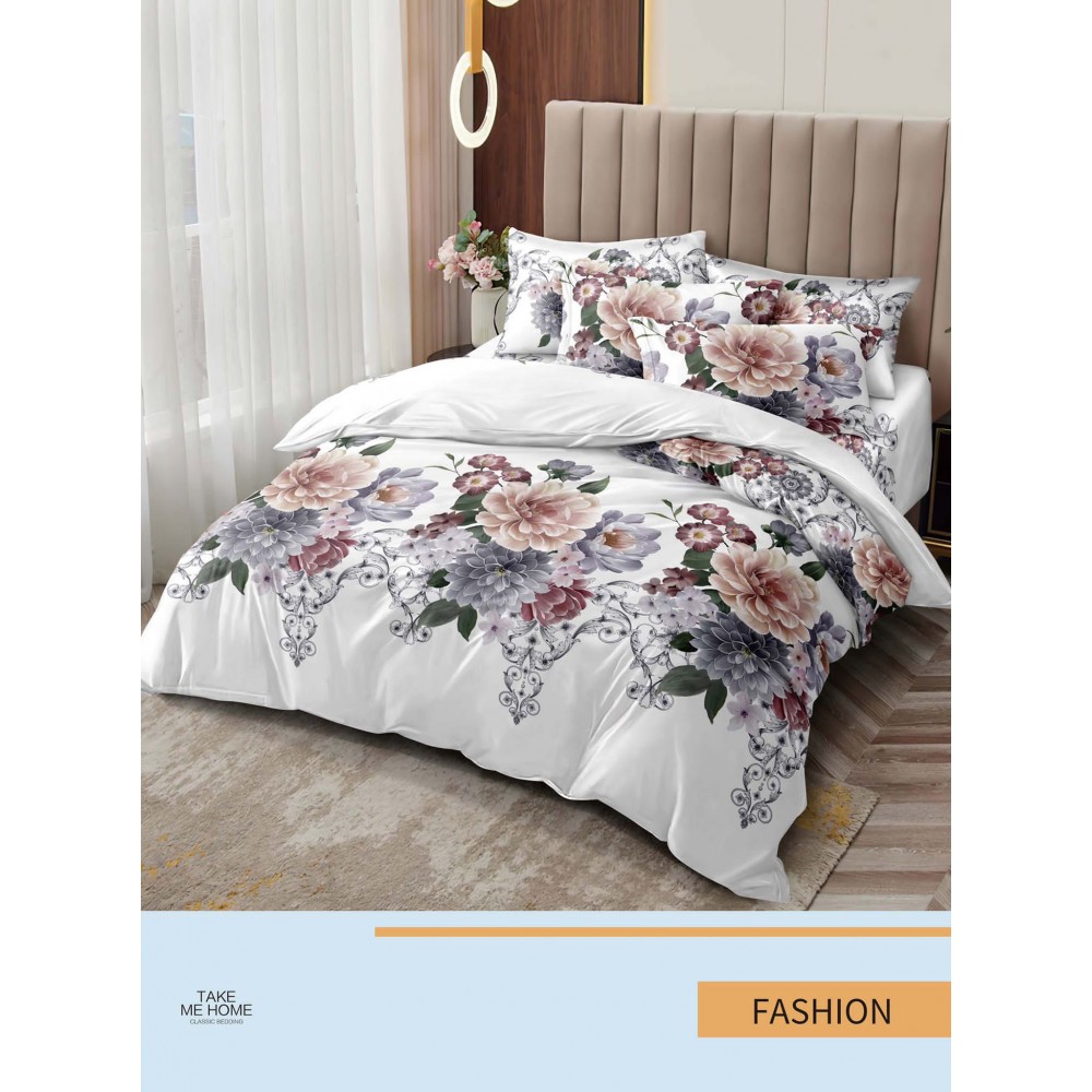 Set Lenjerie de Pat din Finet, 6 Piese, Pat 2 Persoane, SZ8 Lenjerii din finet 6 piese