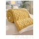 Patura CoCoLiNo tip Tricotaj cu blanita, 200x230cm, Jojo Home, Galben PATURI CU BLANITA TIP TRICOTAJ