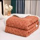 Patura CoCoLiNo tip Tricotaj cu blanita, 200x230cm, Jojo Home, Somon PATURI CU BLANITA TIP TRICOTAJ