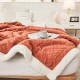 Patura CoCoLiNo tip Tricotaj cu blanita, 200x230cm, Jojo Home, Somon PATURI CU BLANITA TIP TRICOTAJ