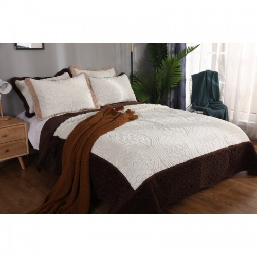 Cuvertura CATIFEA Lux, Pat Dublu, 3 Piese, Cod CC-2020-03