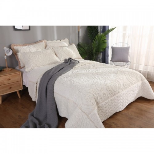 Cuvertura CATIFEA Lux, Pat Dublu, 3 Piese, Cod CC-2020-04