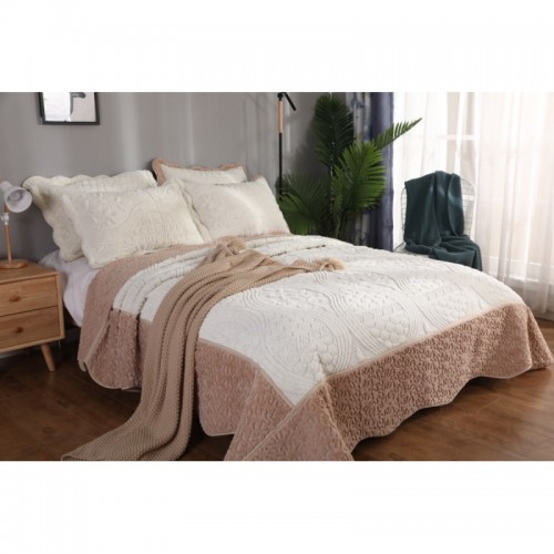 Cuvertura CATIFEA Lux, Pat Dublu, 3 Piese, Cod CC-2020-07