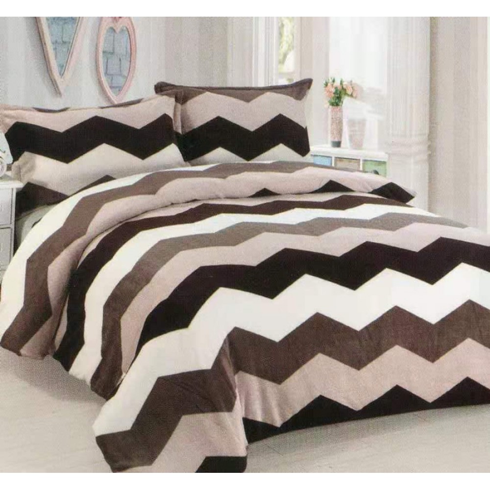 Lenjerie Cocolino 4 piese cu elastic pentru pat dublu CEY12 Lenjerii cocolino 4 piese cu ELASTIC