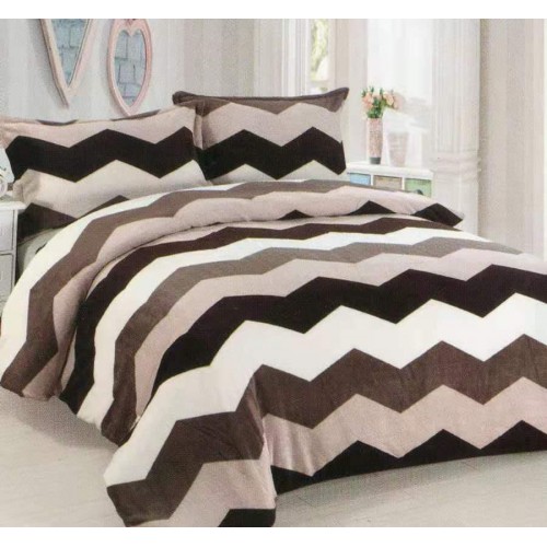Lenjerie Cocolino 4 piese cu elastic pentru pat dublu CEY12