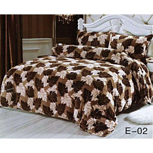 Lenjerie Cocolino 4 piese cu elastic pentru pat dublu CEY17