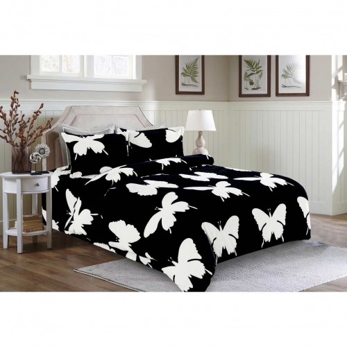 Lenjerie Cocolino 4 piese cu elastic pentru pat dublu CEY6