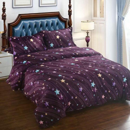 Lenjerie Cocolino 4 piese cu elastic pentru pat dublu CEY7