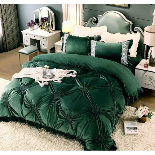 Set pat Luxury 4 Piese din Catifea CJ10