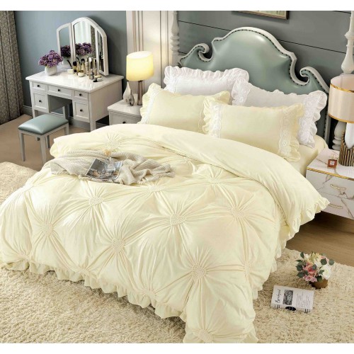 Set pat Luxury 4 Piese din Catifea CJ5