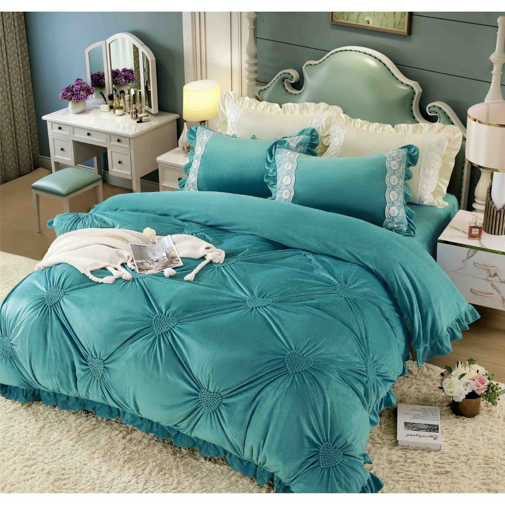 Set pat Luxury 4 Piese din Catifea CJ9 LENJERII CATIFEA 4 PIESE