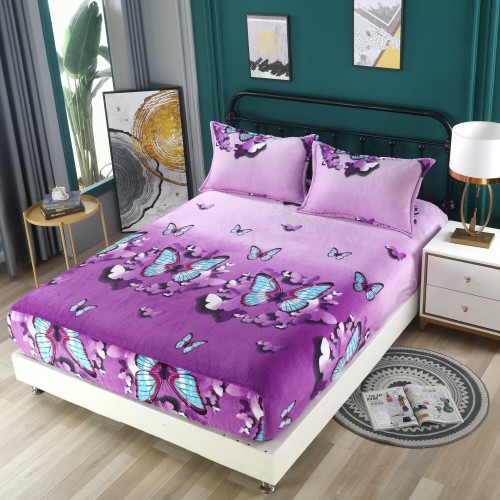 Husa de pat cu elastic COCOLINO+ 2 fete de perna 