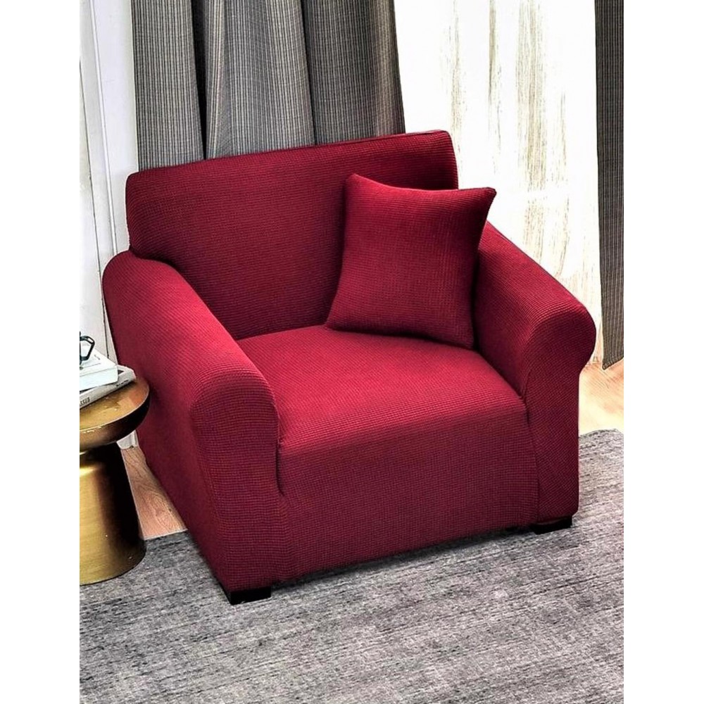 Husa Fotoliu, Microfibra Elastica, Bordo, Cod HFJ1. Husa Elastica Cocolino pentru Canapea,fotoliu si coltar