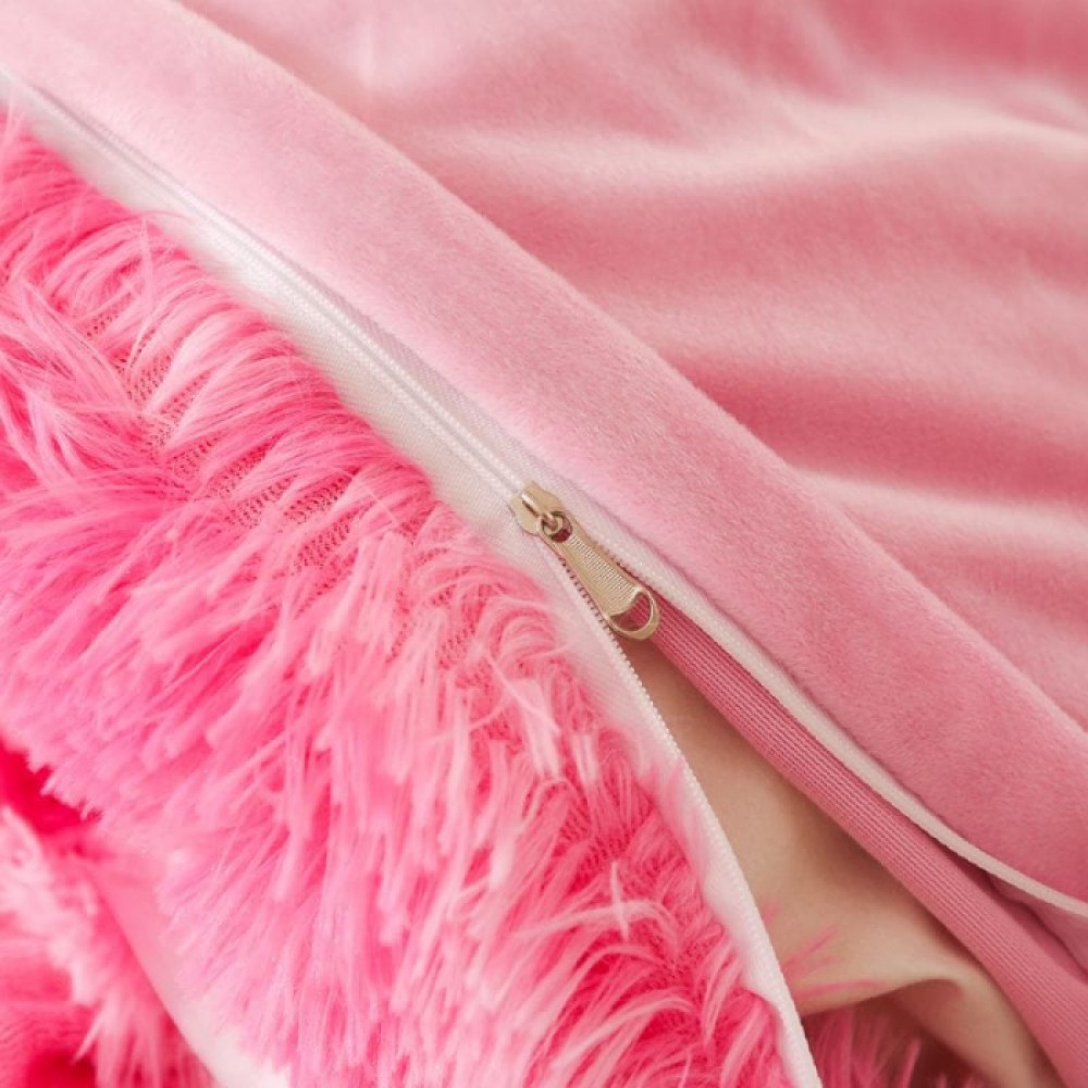 Lenjerie De Pat Pufoasa FLUFFY - Roz LENJERII COCOLINO FLUFFY