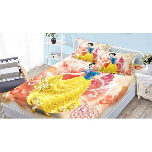 Set husa de pat dublu cu elastic si 2 fete de perna MM9