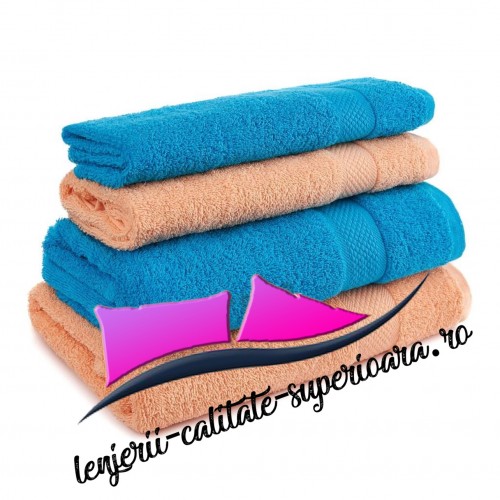 Set 4 Prosoape 100% Bumbac 2x50x90 2x70x140