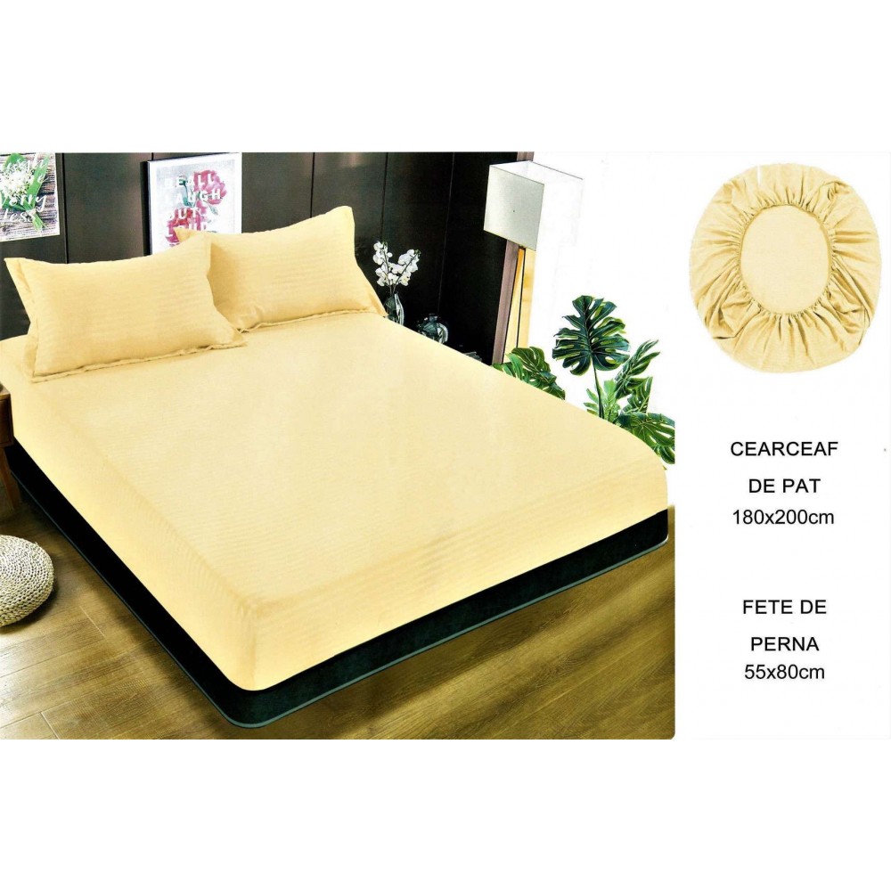 Husa de saltea din Damasc+2 fețe de pernă (întinsă 230x250 cm) S12 Huse damasc