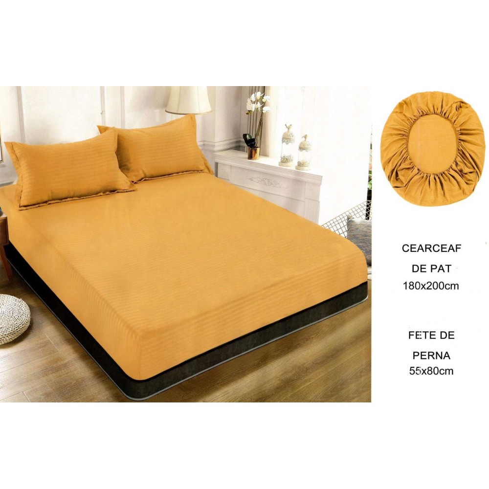 Husa de saltea din Damasc+2 fețe de pernă (întinsă 230x250 cm) S26 Huse damasc