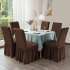 Set 6 huse ( creponate ) scaune cu volanase MARO