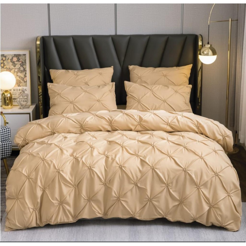 Lenjerie Pat Simpla, Bumbac Finet Premium, UNI, J23 Lenjerii finet 6 piese uni pliuri 3d